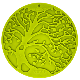 Tree of Life e-Mat - Enrichment Lick Mat For Dogs with Suction Cups | Tree Design | USA Made