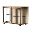 Dog crate furniture, large-sized dog crate suitable for medium to large dogs, wooden dog kennel furniture