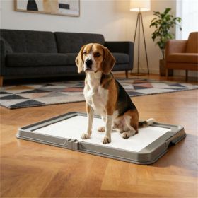 Urine pad holder; pet pee pad, gray