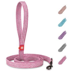 Recycled Cotton Dog Leash 10 Ft Eco Friendly Reflective Strong Leash for Large Breed Dogs Puppy