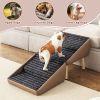 Dog Stairs for Small Dogs, 2-in-1 Pet Steps & Ottoman - Foldable Dog Stairs for Couch