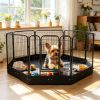 Dog play-pen with Space-Saving for Outdoor