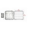 Dog play-pen with Space-Saving for Outdoor