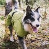 Dog Coats Waterproof, Warm Outfit Clothes Dog Jackets, Adjustable Drawstring Warm And Cozy Dog Sport Vest-(Green size L)