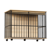 Dog crate furniture, large-sized dog crate suitable for medium to large dogs, wooden dog kennel furniture