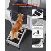 Stainless Steel Dog Washing Station, 50 inch Pet Grooming Tub w/ Ramp, PE Water Filter Board