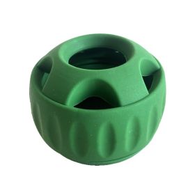 Dog Silicone Slow Tableware Molar Food Enrichment Toy (Option: Slow Food Ball Green)