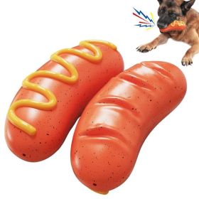 Dog Chew Toys Aggressive- Chewers; Indestructible Dog Toy For Aggressive Chewer, Tough Chew Toys For Dogs  Rubber Orange Plain (Option: Orange)
