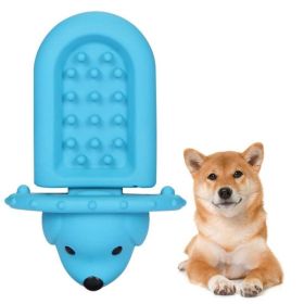 PROKEl Soft Rubber Toy Puppy Slow Feeder Dog Crate Training Tool (Option: Blue)