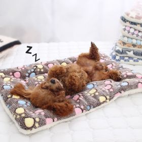 Pet Winter Cushion For Indoor Dogs; Cute Pet Bed Mat (size: M)