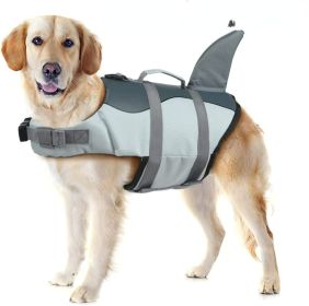 Dog Life Jacket Shark; Dog Lifesaver for Small Medium and Large Dogs (colour: Rose, size: XS)