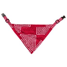 Pet Products Unbugz-It Bandana Large Square Blue 13" x 8" x 0.1" (Color: Square Red, size: medium)