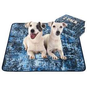 Washable Pee Pads for Dogs, 2 Pack Reusable Puppy Pads 36"x41" Super Absorbent Leakproof Dog Training Pads (size: 36"*41"(Pack of 2))