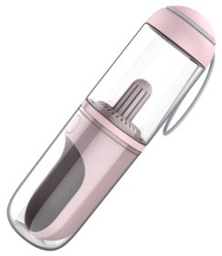 Pet Life 'PYURE' Handheld Travel Filtered Water Feeder (Multiple Colors) (Color: Pink)