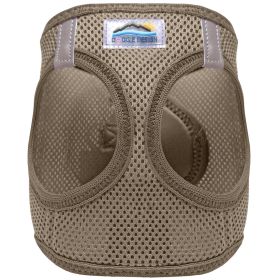 American River Solid Ultra Choke Free Dog Harness - Fossil Brown (Option: XX-Small)