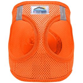 American River Solid Ultra Choke Free Dog Harness - Hunter Orange (Option: XX-Small)